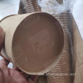 Disposable Paper Container Kraft Paper Salad Bowl